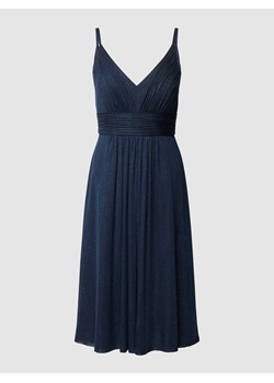 Sukienka koktajlowa o długości do kolan na cienkich ramiączkach ze sklepu Peek&Cloppenburg  w kategorii Sukienki - zdjęcie 167933393