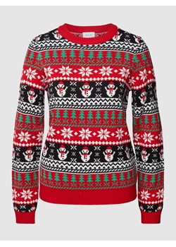 Sweter z dzianiny ze wzorem na całej powierzchni model ‘HOLY ze sklepu Peek&Cloppenburg  w kategorii Swetry damskie - zdjęcie 167933711