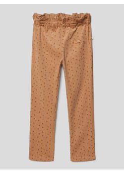 Spodnie materiałowe z elastycznym pasem model ‘BELLA’ ze sklepu Peek&Cloppenburg  w kategorii Spodnie dziewczęce - zdjęcie 167933721