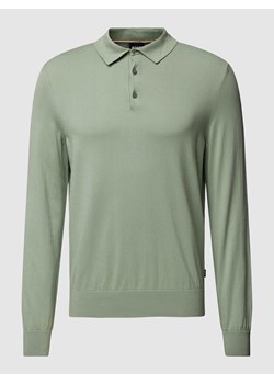 Koszulka polo o kroju regular fit z długim rękawem model ‘Gemello’ ze sklepu Peek&Cloppenburg  w kategorii T-shirty męskie - zdjęcie 167933732