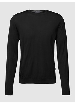 Sweter o normalnym kroju w jednolitym kolorze ze sklepu Peek&Cloppenburg  w kategorii Swetry męskie - zdjęcie 167933841