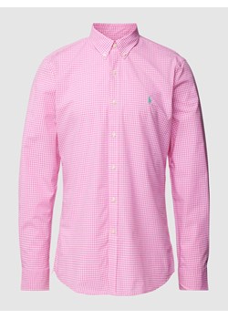 Koszula casualowa o kroju slim fit ze wzorem w kratkę vichy ze sklepu Peek&Cloppenburg  w kategorii Koszule męskie - zdjęcie 167933850