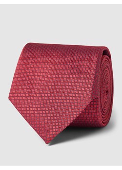 Krawat jedwabny ze wzorem na całej powierzchni ze sklepu Peek&Cloppenburg  w kategorii Krawaty - zdjęcie 167933890