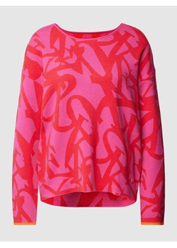 Sweter z dzianiny model ‘Asia’ w kolorze różowym ze sklepu Peek&Cloppenburg  w kategorii Swetry damskie - zdjęcie 167934100