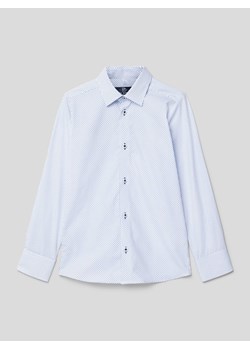 Koszula o kroju Slim Fit z wzorem na całej powierzchni ze sklepu Peek&Cloppenburg  w kategorii Koszule chłopięce - zdjęcie 167934250