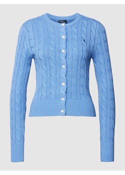 Sweter z dzianiny z wzorem warkocza ze sklepu Peek&Cloppenburg  w kategorii Swetry damskie - zdjęcie 167934260