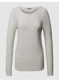 Sweter z dzianiny z okrągłym dekoltem ze sklepu Peek&Cloppenburg  w kategorii Swetry damskie - zdjęcie 167934302