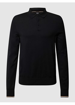 Koszulka polo o kroju regular fit z długim rękawem model ‘Gemello’ ze sklepu Peek&Cloppenburg  w kategorii T-shirty męskie - zdjęcie 167934350