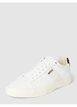 Sneakersy z obszyciem w kontrastowym kolorze model ‘Adien’ w kolorze białym ze sklepu Peek&Cloppenburg  w kategorii Trampki męskie - zdjęcie 167934640
