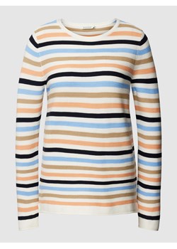 Sweter z dzianiny z okrągłym dekoltem ze sklepu Peek&Cloppenburg  w kategorii Swetry damskie - zdjęcie 167934704