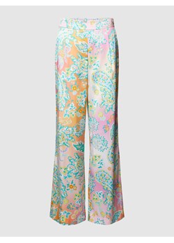 Spodnie materiałowe ze wzorem paisley ze sklepu Peek&Cloppenburg  w kategorii Spodnie damskie - zdjęcie 167935043