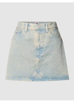 Spódnica jeansowa z wyhaftowanym logo model 'IZZIE' ze sklepu Peek&Cloppenburg  w kategorii Spódnice - zdjęcie 167935103