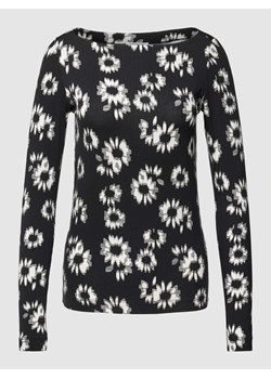 Bluzka z długim rękawem w kwiatowe wzory ze sklepu Peek&Cloppenburg  w kategorii Bluzki damskie - zdjęcie 167935262