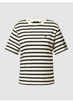 T-shirt z wyhaftowanym logo model ‘DEODARA’ ze sklepu Peek&Cloppenburg  w kategorii Bluzki damskie - zdjęcie 167935283