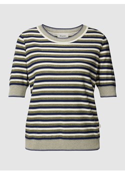 T-shirt z okrągłym dekoltem i wzorem w paski ze sklepu Peek&Cloppenburg  w kategorii Bluzki damskie - zdjęcie 167935310