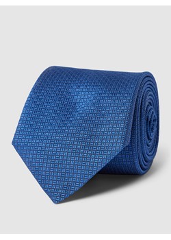 Krawat jedwabny ze wzorem na całej powierzchni ze sklepu Peek&Cloppenburg  w kategorii Krawaty - zdjęcie 167935771