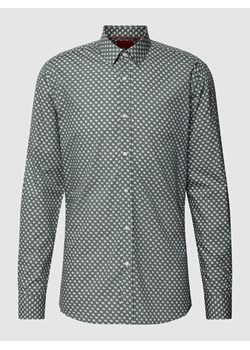 Koszula biznesowa o kroju slim fit ze wzorem na całej powierzchni model ‘Elisha’ ze sklepu Peek&Cloppenburg  w kategorii Koszule męskie - zdjęcie 167935963