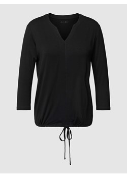 Bluzka z długim rękawem z dekoltem w serek ze sklepu Peek&Cloppenburg  w kategorii Bluzki damskie - zdjęcie 167935971