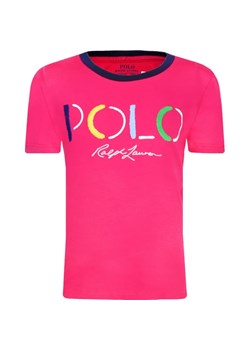 POLO RALPH LAUREN T-shirt | Regular Fit ze sklepu Gomez Fashion Store w kategorii Bluzki dziewczęce - zdjęcie 167936092