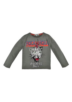 Bondi Koszulka &quot;Rock + Roll&quot; w kolorze oliwkowym ze sklepu Limango Polska w kategorii T-shirty chłopięce - zdjęcie 167936801