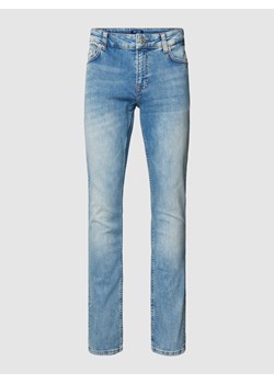 Jeansy o kroju slim fit z 5 kieszeniami ze sklepu Peek&Cloppenburg  w kategorii Jeansy męskie - zdjęcie 167940260