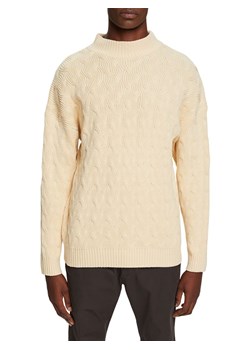ESPRIT Sweter w kolorze kremowym ze sklepu Limango Polska w kategorii Swetry męskie - zdjęcie 167943391