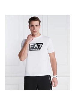 EA7 T-shirt | Regular Fit ze sklepu Gomez Fashion Store w kategorii T-shirty męskie - zdjęcie 167943543