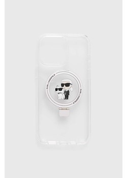 Karl Lagerfeld etui na telefon iPhone 14 Pro Max 6.7&quot; kolor transparentny ze sklepu ANSWEAR.com w kategorii Etui - zdjęcie 167947464