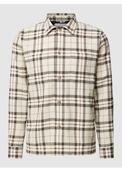 Koszula wierzchnia o kroju regular fit ze wzorem w kratę glencheck ze sklepu Peek&Cloppenburg  w kategorii Kurtki męskie - zdjęcie 167952771