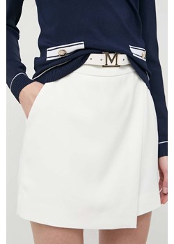 Marciano Guess spódnica MOIRA kolor beżowy mini prosta 4RGD05 7000A ze sklepu ANSWEAR.com w kategorii Spódnice - zdjęcie 167953951