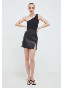 Bruuns Bazaar spódnica kolor czarny mini rozkloszowana ze sklepu ANSWEAR.com w kategorii Spódnice - zdjęcie 167953963