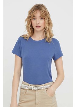 Hollister Co. t-shirt damski kolor granatowy ze sklepu ANSWEAR.com w kategorii Bluzki damskie - zdjęcie 167954552
