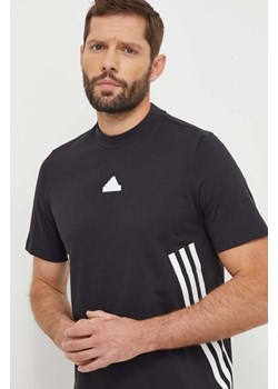 adidas t-shirt bawełniany męski kolor czarny z nadrukiem IX5196 ze sklepu ANSWEAR.com w kategorii T-shirty męskie - zdjęcie 167954590