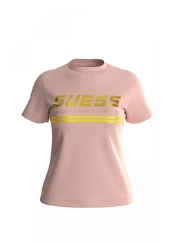 t-shirt damski guess v3bi13 i3z14 różowy ze sklepu Royal Shop w kategorii Bluzki damskie - zdjęcie 167957154