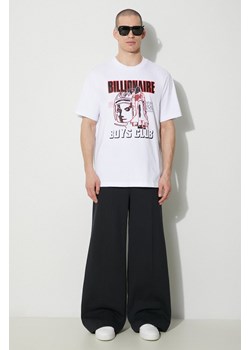 Billionaire Boys Club t-shirt bawełniany Space Program męski kolor biały z nadrukiem B24139 ze sklepu PRM w kategorii T-shirty męskie - zdjęcie 167958303