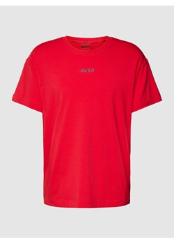 T-shirt z detalem z logo ze sklepu Peek&Cloppenburg  w kategorii T-shirty męskie - zdjęcie 167958400