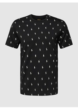 T-shirt ze wzorem z logo model ‘LIQUID COTTON’ ze sklepu Peek&Cloppenburg  w kategorii T-shirty męskie - zdjęcie 167958531