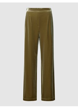 Spodnie z zakładkami w pasie ze sklepu Peek&Cloppenburg  w kategorii Spodnie damskie - zdjęcie 167958654