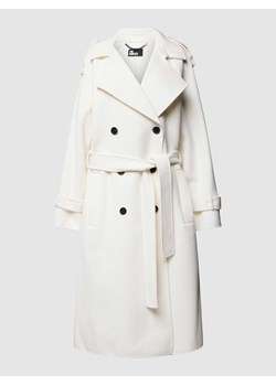 Płaszcz z mieszanki żywej wełny z wiązanym paskiem ze sklepu Peek&Cloppenburg  w kategorii Płaszcze damskie - zdjęcie 167958672