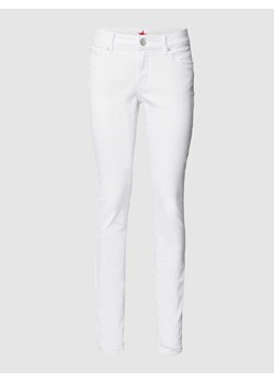 Jeansy o kroju slim fit z dodatkiem streczu model ‘Italy’ ze sklepu Peek&Cloppenburg  w kategorii Jeansy damskie - zdjęcie 167958683