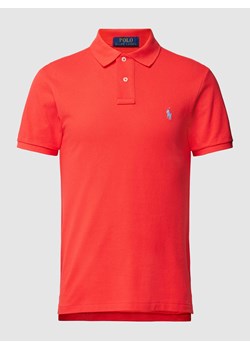 Koszulka polo o kroju slim fit z wyhaftowanym logo ze sklepu Peek&Cloppenburg  w kategorii T-shirty męskie - zdjęcie 167963051