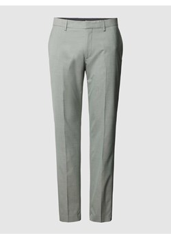 Spodnie do garnituru w kant w odcieniu błękitu królewskiego model ‘Opure’ ze sklepu Peek&Cloppenburg  w kategorii Spodnie męskie - zdjęcie 167963140