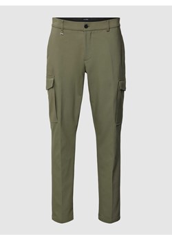 Spodnie o kroju skinny fit z kieszeniami cargo ze sklepu Peek&Cloppenburg  w kategorii Spodnie męskie - zdjęcie 167963510