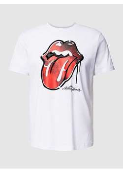 T-shirt z nadrukiem z motywem i okrągłym dekoltem ze sklepu Peek&Cloppenburg  w kategorii T-shirty męskie - zdjęcie 167963521