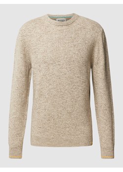 Sweter z dzianiny z efektem melanżu ze sklepu Peek&Cloppenburg  w kategorii Swetry męskie - zdjęcie 167963732
