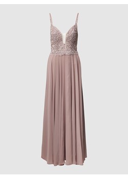 Sukienka wieczorowa z kwiatowym haftem ze sklepu Peek&Cloppenburg  w kategorii Sukienki - zdjęcie 167963993