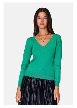 William de Faye Sweter w kolorze zielonym ze sklepu Limango Polska w kategorii Swetry damskie - zdjęcie 167967754