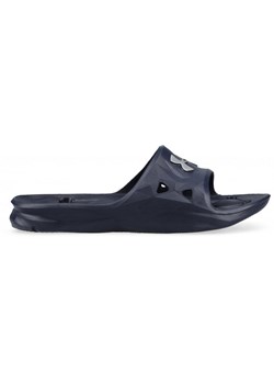Męskie klapki sportowe UNDER ARMOUR M Locker III SL - granatowe ze sklepu Sportstylestory.com w kategorii Klapki męskie - zdjęcie 168079004