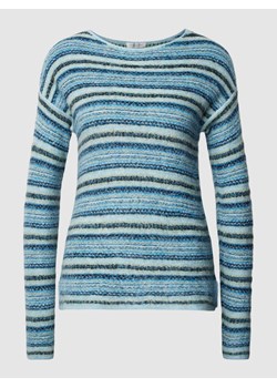 Sweter z dzianiny z okrągłym dekoltem ze sklepu Peek&Cloppenburg  w kategorii Swetry damskie - zdjęcie 168079714