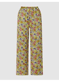 Luźne spodnie z wiskozy model ‘Shan’ ze sklepu Peek&Cloppenburg  w kategorii Spodnie damskie - zdjęcie 168080601